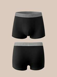 EverLounge 10pcs Men's Boxer Briefs Set - Black - View 4