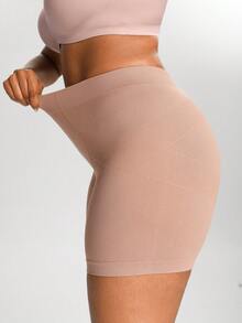 Barelissa 1 pieza Leggings moldeadores deportivos de base cómoda y sin costuras para tallas grandes - Marrón Mocha - Ver 1