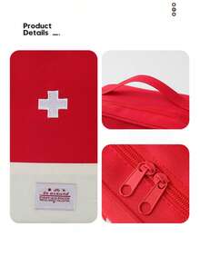 Large Capacity Portable Medicine Box - Durable Cloth, Compact Travel Bag For Home, First Aid, And Emergency Use - Empty Bag, No First Aid Accessories Included For Emergency Kit Bag - View 8