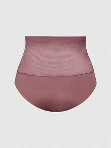 SHAPORA Bragas triangulares moldeadoras de unicolor para uso diario casual para mujer - Rosa Roja - Ver 2