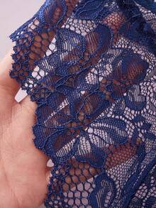 Elorette Women Sexy Lingerie Sets - Navy Blue - View 12