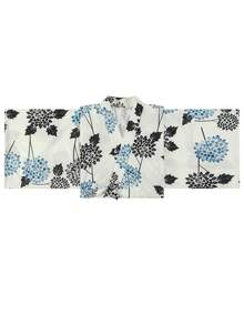 Irokai Japanese Traditional Kimono Festival Celebration Vintage Hydrangea Pattern Women's Modified Two Pieces Yukata Set - Multicolor - View 4