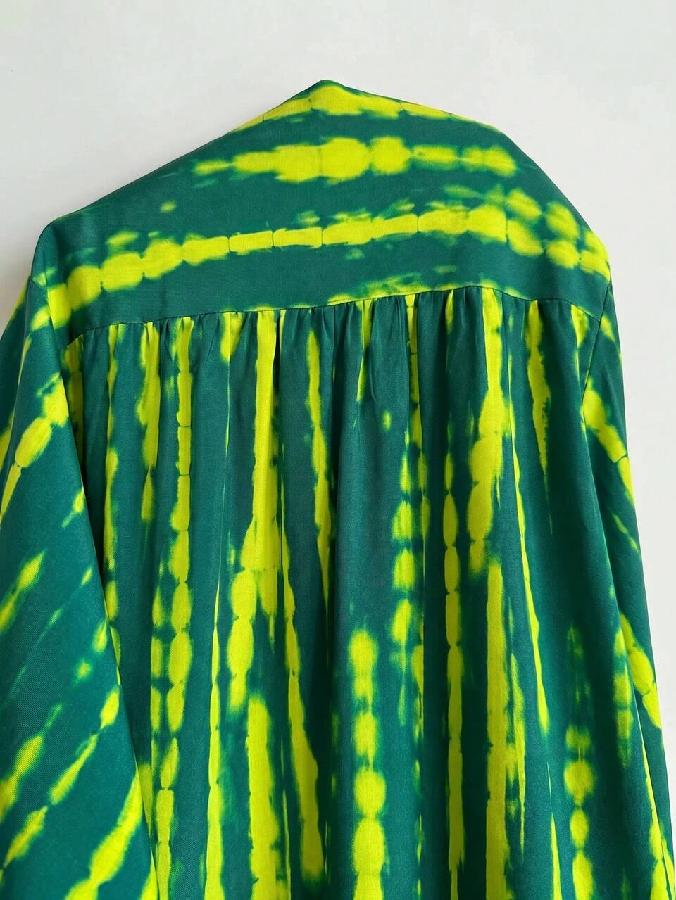 Plus Size Tie-Dye V-Neck Short Sleeve Loose Casual Summer Dress Vacation Outfits For Women Beach Going Out Holiday