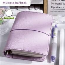 1 buah Sampul Notebook Isi Ulang M5 - Tekstur Kulit PU dengan Tali Portabel, Halaman Kosong yang Dapat Diisi Ulang, Notebook yang Dapat Digunakan Kembali, Cocok untuk Perjalanan, Ideal untuk Pecinta Buku Harian dan Pencatatan Kreatif Harian - Buku catatan kosong - View 14