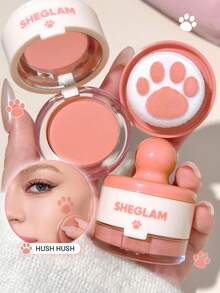 SHEGLAM Cutie Paw 印章腮紅-103 Hush Hush 持久輕盈粉狀腮紅棒 品牌美妝化妝品 適合女士與女孩 - 103 Hush Hush - 查看 1