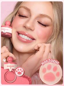 SHEGLAM Cutie Paw 印章腮紅-004 Hot Topic 持久輕盈粉狀腮紅棒 品牌美妝化妝品 適合女士與女孩 - 004 Hot Topic - 查看 3