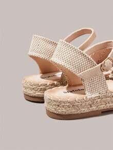 Styleloop Fashion Apricot Hemp Rope Bottom Women's Flat Sole Shoes Comfortable And Breathable Commuting Suitable For Outdoor Vacation Travel Beach Shopping Dail - Apricot - View 6