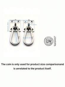 Heavy Duty Ceiling Hook, 360° Swivel Hanging Hardware With D-Ring Shackle, Stainless Steel Mounting Bracket For Swing Chair/Hammock - Multicolor - View 4