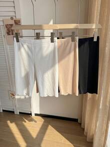 Comfortcana 白色、杏色、黑色休閒大尺碼緊身褲 - 彩色 - 查看 7