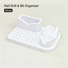 1 PIEZA Nuevo tipo de caja/estante de almacenamiento para pulidor de uñas, mango de almacenamiento dividido creativamente, caja de almacenamiento para cabezal de pulidor de uñas - Multicolor - Ver 8