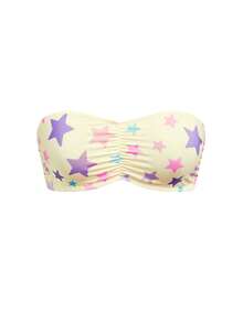 AltCore 3pcs Bandeau Bra, Non-Slip Silicone Strip, Wireless & No Padding Women's Bra - Multicolor - View 4