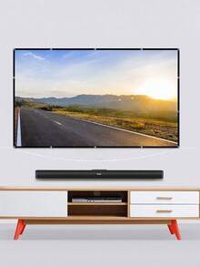 Simple Metal ALR Projector Screen For Home Use, Foldable 4K HD Movie Screen 100 Inch - View 8