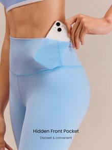 GLOWMODE Legging Olahraga Plain - Baby Blue - View 4