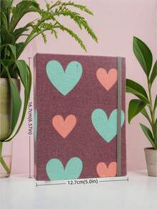 1PC 200 Pockets 6 Inch Fabric Cover Creative Large Capacity Interwoven Family Photo Album For Home Room Living Room Office Decor Mothers Day Spring Gift Home Decor Must Haves - multicolor - View 9