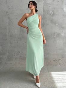 Women Short Dresses - 綠色 - 查看 5