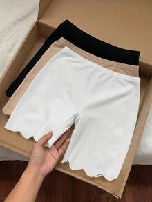 Comfortcana 白色、杏色、黑色休閒大尺碼緊身褲 - 彩色 - 查看 5