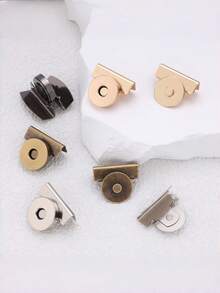 8 PCS Magnetic Seamless Closure Gold 4 Colors Snap Fasteners Set For Handbags Clothes DIY Craft Projects Durable Clasps Purse Accessories - A - View 7