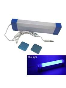 LED Ambient Night Light, USB Powered, Magnetic Design Easy To Install; Bedroom Decor Light, Portable, Simple To Use, Pink And Blue Light, Suitable For Bar Decor, Party Atmosphere Decor, Car Interior Decor, Live Streaming, Photography Background Decor And More Scenarios - USB Link - Blue and White - View 13