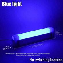 LED Ambient Night Light, USB Powered, Magnetic Design Easy To Install; Bedroom Decor Light, Portable, Simple To Use, Pink And Blue Light, Suitable For Bar Decor, Party Atmosphere Decor, Car Interior Decor, Live Streaming, Photography Background Decor And More Scenarios - USB Link - Blue and White - View 4