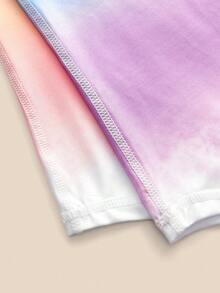 Cheerettes Women's Gradient Color Raglan Short Sleeve Sports T-Shirt - Multicolor - View 7