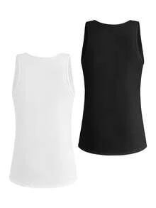 Cheerettes Camiseta sin mangas deportiva de unicolor versátil y casual - Multicolor - Ver 5