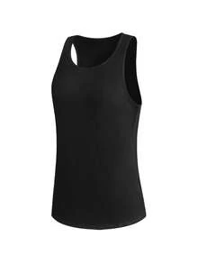 Cheerettes Camiseta sin mangas deportiva de unicolor versátil y casual - Multicolor - Ver 8
