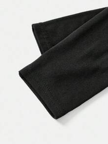 SHEIN 青少年女孩日常休閒多件套裝 粉色與黑色 2件式夾克 秋冬穿搭 - 彩色 - 查看 5