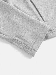 SHEIN 少女輕量拉鍊外套，透氣運動外套，適合跑步、健身、瑜伽，四季通用秋冬女童服飾 - 淺灰色 - 查看 8