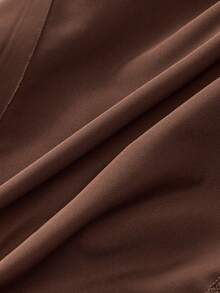 SHAPORA Women's Solid Color Elastic Waist Shaping Triangle Panties - Chocolate Brown - View 7