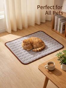 Super Soft And Warm Polyester Cat And Dog Thick Heat Storage Pad With Five Layers That Can Be Machine Washed, Suitable For Warm Pads For Large, Medium And Small Pets - Grey - View 6