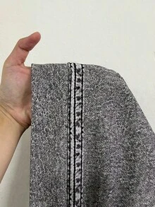 Maweii 大尺碼女款夏季無袖連帽抽繩運動衫，休閒街頭風，運動風 - 灰色 - 查看 8