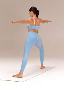 GLOWMODE Legging Olahraga Plain - Baby Blue - View 8