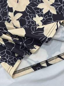 IslaSuriya 女款花卉印花休閒百搭日常穿著掛脖綁帶上衣 - 彩色 - 查看 5