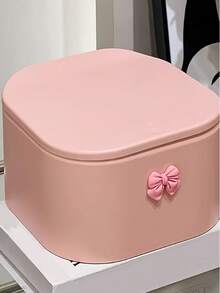 Zazumi Girl's Hair Accessories Storage Box, Headband Storage Box, Headbands, Hair Ribbons, Cotton Swab Storage Box, Bathroom Container Hair Clip Holder With Lids, Kitchen, Home Storage Boxes - View 1