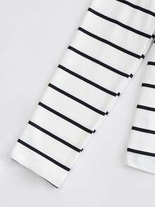 GlowEve Women's Casual Striped Long Sleeve T-Shirt, Spring/Autumn - Multicolor - View 3