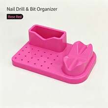 1 PIEZA Nuevo tipo de caja/estante de almacenamiento para pulidor de uñas, mango de almacenamiento dividido creativamente, caja de almacenamiento para cabezal de pulidor de uñas - Multicolor - Ver 10