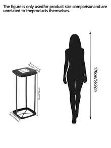 1pc Foldable Plastic Trash Can | Adjustable Height Portable Trash Bag Holder | Rectangular Non-Electric Outdoor And Kitchen Garbage Bin | Multi-Functional Expandable Trash Bag Rack - Multicolor - View 4