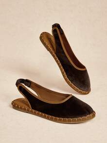 Rosivie Women's Versatile Fashion Flat Shoes For Daily Wear - Coffee Brown - View 2