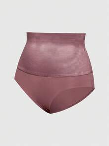 SHAPORA Bragas triangulares moldeadoras de unicolor para uso diario casual para mujer - Rosa Roja - Ver 4