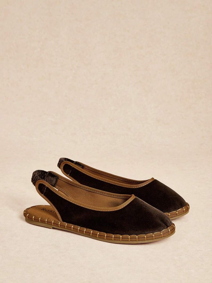 Rosivie Women's Versatile Fashion Flat Shoes For Daily Wear - Coffee Brown - View 1