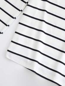 GlowEve Women's Casual Striped Long Sleeve T-Shirt, Spring/Autumn - Multicolor - View 5