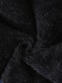 SHEIN 女童可愛印花保暖內裡加厚拉鍊外套，秋冬款 - 彩色 - 查看 7