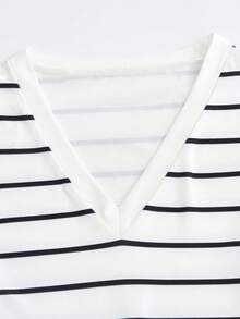 GlowEve Women's Casual Striped Long Sleeve T-Shirt, Spring/Autumn - Multicolor - View 4