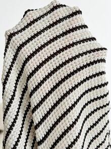 SHEIN Maternity Summer Casual Striped Jumpsuit Autumn Outfit Work Outfits - Multicolor - View 8