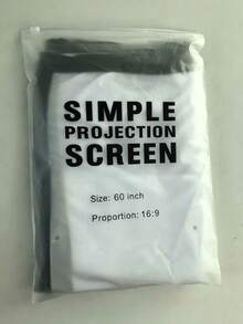 Simple Metal ALR Projector Screen For Home Use, Foldable 4K HD Movie Screen 100 Inch - View 10