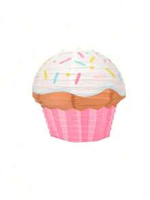 Joivida 1Pc Sprinkle Print Paper Lantern, Donut & Cupcake Themed Party Lantern, 12" (30cm) Foldable Paper Lamp For Birthday & Baby Shower, (Pink/White/Blue/Brown), Lightweight & Reusable, Easy To Assemble & Hang, Perfect For Dessert Themed Parties, Ice Cream Celebrations & Kids' Room Decor, Adds Cheerful Vibe To Any Party, Great For Party Supplies, Ceiling Decor & Festive Backdrop - multicolor - View 14