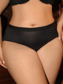 Divavoom Set 3 Potong Celana Dalam Patchwork Renda Ukuran Plus - MultiWarna - View 9