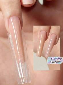 240PCS Sandwich Nail Dual Forms 120 Top Molds + 120 Bottom Molds 15 Sizes Guide Lines For Acrylic Builder Gel Extension Salon Home Tools - Multicolor - View 1