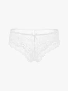 Bisouelle 3pcs Set Solid Color Lace Bralette & Bikini Panty Lingerie Set (No Wire Bra, Triangle Panty)For Summerfor Summer - Multicolor - View 11