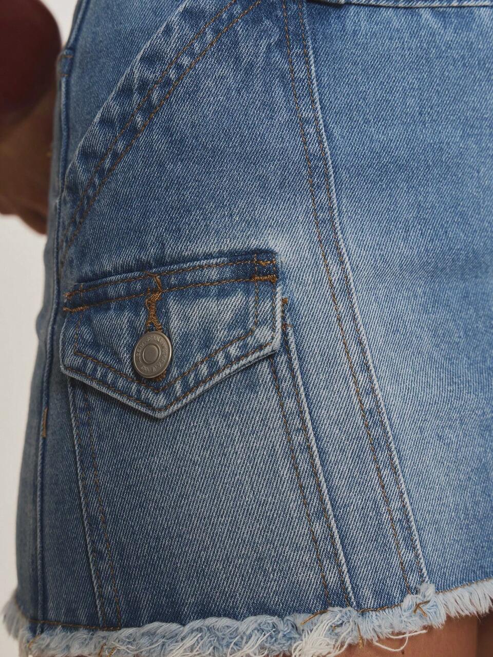 Mid Blue Wash Low Waist Distressed Micro Fit Mini Skirt Cute Sexy Holiday Spring Summer Festival Cool Girl Elegant Evening Party Vacation Casual Socia